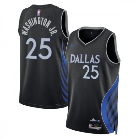 NBA Mænd Trøje Dallas Mavericks Washington JR 2025-26 Nike City Edition Sort Swingman NBA Mænd Trøje Dallas Mavericks Washington JR 2025-26 Nike City Edition Sort Swingman